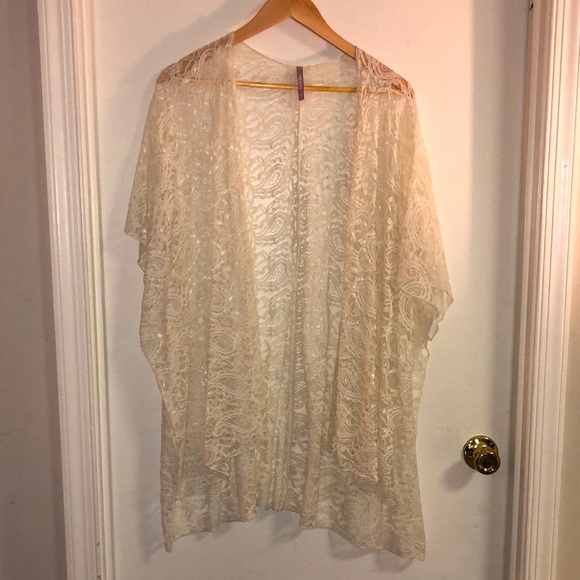 Mauve Sweaters - 🫖 Paisley Lace Cardigan by Mauve